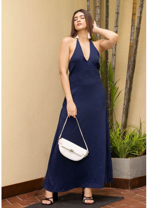 ALICE NAVY BLUE MAXI DRESS